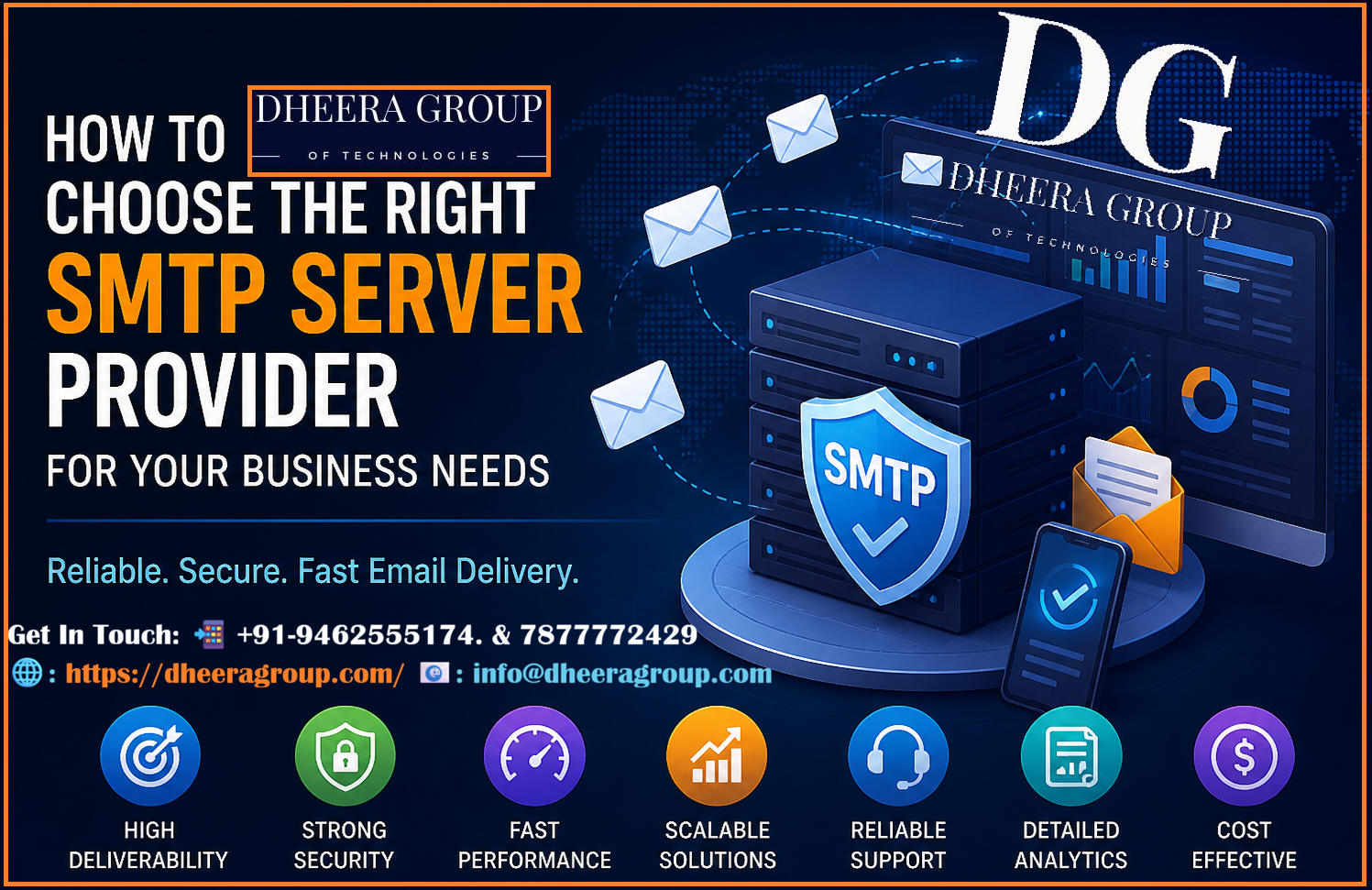 📧How to Choose the Right SMTP Server Provider for Your Business Needs